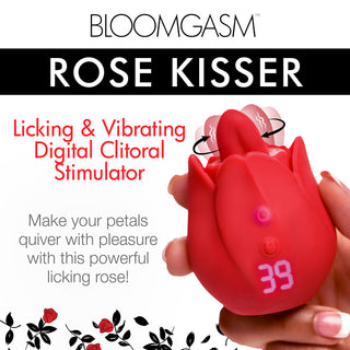 Bloomgasm Rose Kisser Licking & Vibrating Digital Clitoral Stimulator