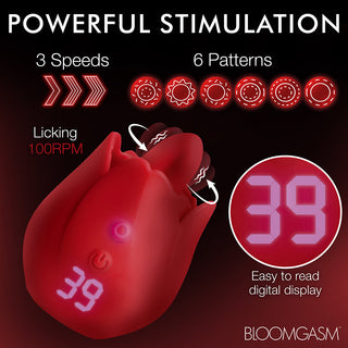Bloomgasm Rose Kisser Licking & Vibrating Digital Clitoral Stimulator