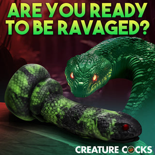 Creature Cocks Python Silicone Dildo - Horny Stoner