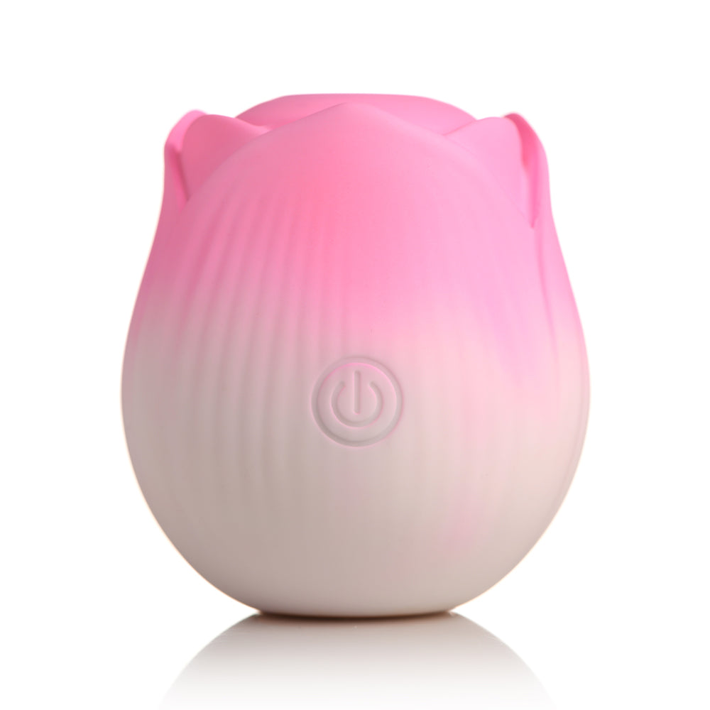 Bloomgasm Pulsing Petals Throbbing Rose Stimulator Pink - Horny Stoner