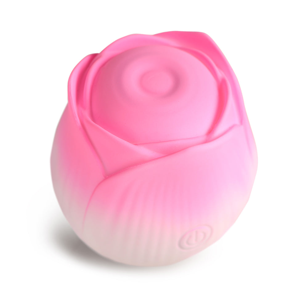 Bloomgasm Pulsing Petals Throbbing Rose Stimulator Pink - Horny Stoner