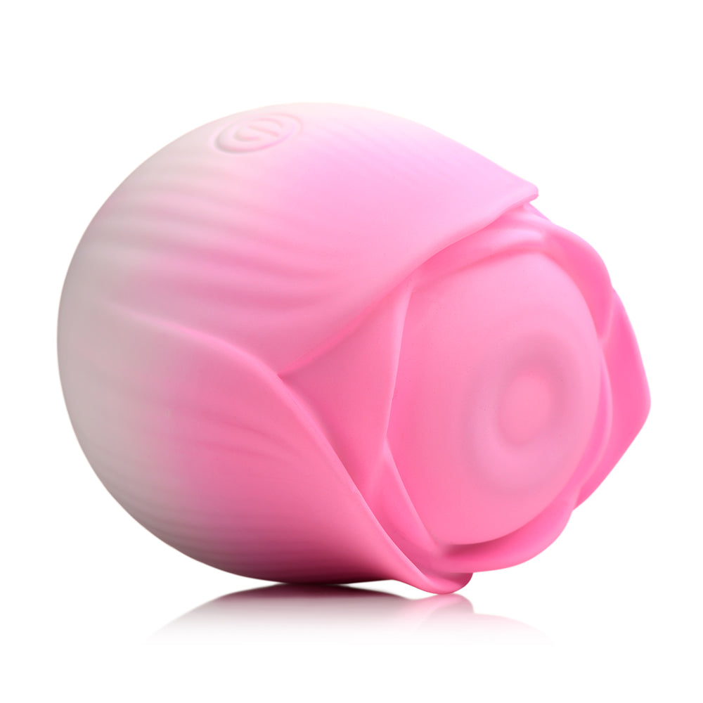 Bloomgasm Pulsing Petals Throbbing Rose Stimulator Pink - Horny Stoner