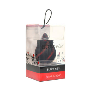 Bloomgasm Black Kiss Rimming Rose - G-Spot Vibrator