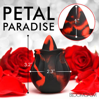 Bloomgasm Black Kiss Rimming Rose - G-Spot Vibrator