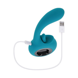Evolved How Many Licks Rechargeable Teal - Horny Stoner