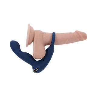 Zero Tolerance By All Means Rechargeable Prostate Vibrator with Remote - Silicone Blue