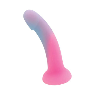 Cotton Candy Pound Cake Silicone Dildo 10 Frequencies 7.5 in. - Horny Stoner