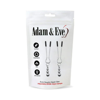 Adam & Eve Eve's Naughty Nipple Clips - Horny Stoner