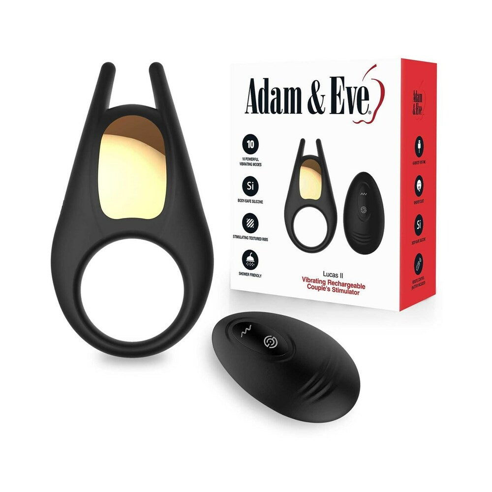 Adam & Eve Lucas II Vibrating Rechargeable Couple's Stimulator Horny Stoner Adam & Eve Lucas II Vibrating Rechargeable Couple's Stimulator Horny Stoner