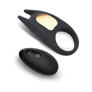 Adam & Eve Lucas II Vibrating Rechargeable Couple's Stimulator - Horny Stoner