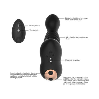 Adam & Eve Derek Warming & Rotating Prostate Vibe - Horny Stoner