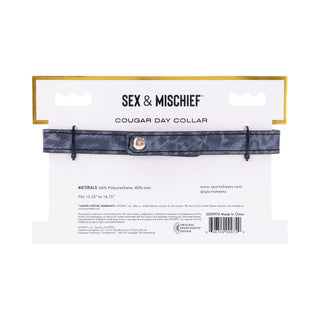 Sportsheets Sex & Mischief Cougar Day Collar - Horny Stoner