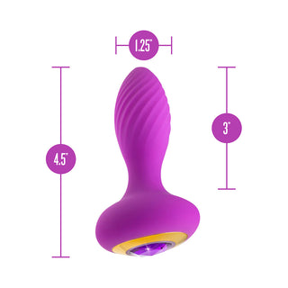 Oh My Gem Charm Plug Amethyst - Horny Stoner