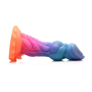 Creature Cocks Aqua-Cock Glow-in-the-Dark Silicone Dildo - Horny Stoner