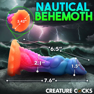 Creature Cocks Aqua-Cock Glow-in-the-Dark Silicone Dildo - Horny Stoner