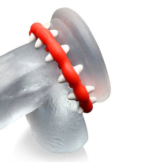 Creature Cocks Fangs Silicone Cock Ring - Horny Stoner