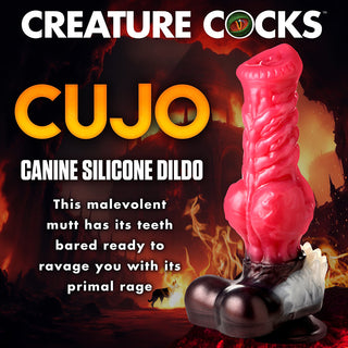 Creature Cocks Cujo Canine Silicone Dildo XL - Horny Stoner