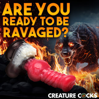Creature Cocks Cujo Canine Silicone Dildo XL - Horny Stoner