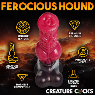 Creature Cocks Cujo Canine Silicone Dildo XL - Horny Stoner