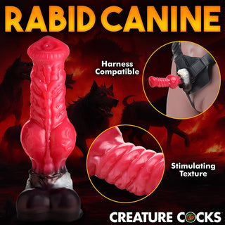 Creature Cocks Cujo Canine Silicone Dildo XL - Horny Stoner