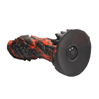 Creature Cocks Inferno Cock Vibrating Silicone Dildo with Remote - Horny Stoner