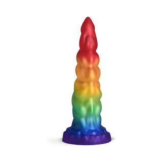 Creature Cocks Rainbow Horn Silicone Dildo - Horny Stoner