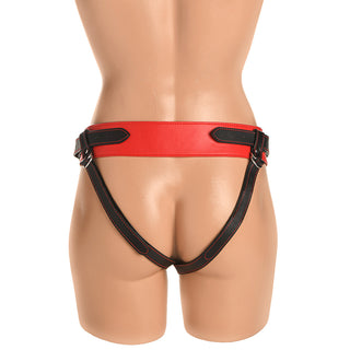 Creature Cocks Horny Devil Strap-On Harness - Red