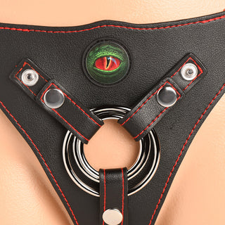 Creature Cocks Horny Devil Strap-On Harness - Red