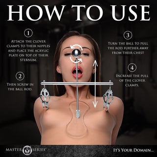 Master Series Tower of Pain Nipple Clamps - Horny Stoner