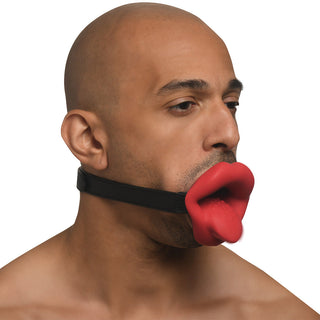Master Series Vibrating Lips Mouth Gag - Horny Stoner