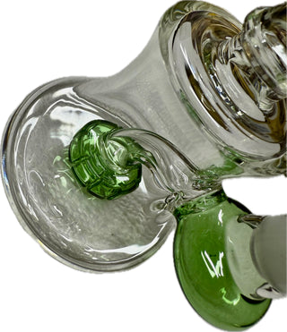 Ripkitty 7” Conical Bong Color Shower with 14mm Male Bowl