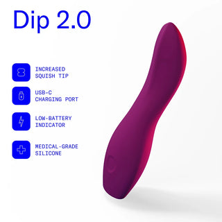 Dame Dip 2.0 Classic Ergonomic Bullet Vibrator