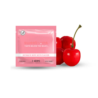 Sweetums Cherry Intimate Wipes - Refreshing & Gentle Cleansing