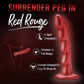 Temptasia Jealousy Peg Red Rouge - Horny Stoner