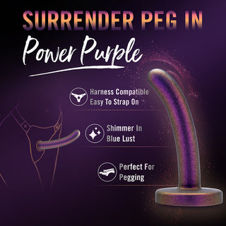 Temptasia Surrender Peg Beginner Power Purple - Horny Stoner