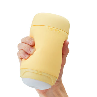Tenga Puffy Stroker Custard Yellow - Horny Stoner