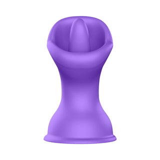 Luv Inc Mv57: Mouth & Tongue Vibrator Purple - Horny Stoner