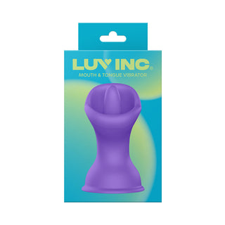 Luv Inc Mv57: Mouth & Tongue Vibrator Purple - Horny Stoner