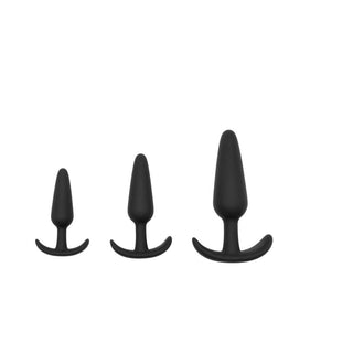 Adam & Eve Naughty Silicone Trainer Kit Black - Horny Stoner