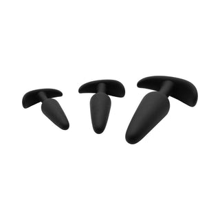 Adam & Eve Naughty Silicone Trainer Kit Black - Horny Stoner