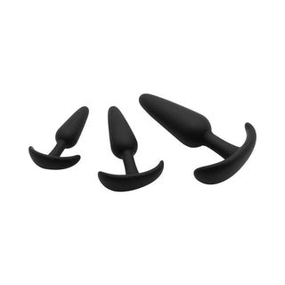 Adam & Eve Naughty Silicone Trainer Kit Black - Horny Stoner