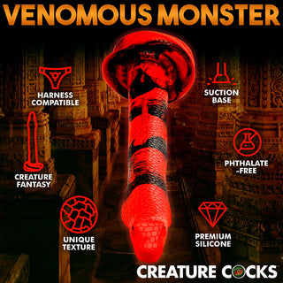 Creature Cocks King Cobra Large 14 in. Long Silicone Dong - Horny Stoner