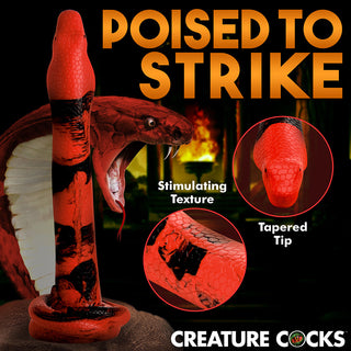 Creature Cocks King Cobra Large 14 in. Long Silicone Dong - Horny Stoner