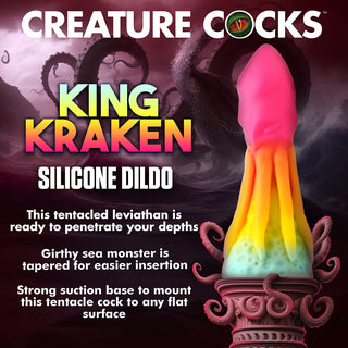 Creature Cocks King Kraken Silicone Dildo - Horny Stoner