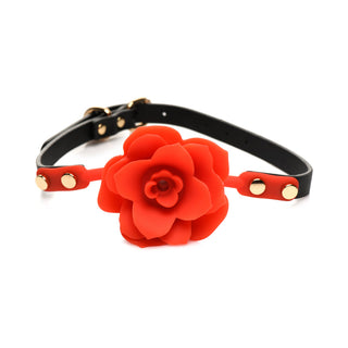 Master Series Blossom Gag Silicone Rose Gag - Horny Stoner