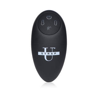 Strap U 10X Swirl Ergo-Fit Inflatable & Vibrating Strapless Strap-On Bare - Horny Stoner