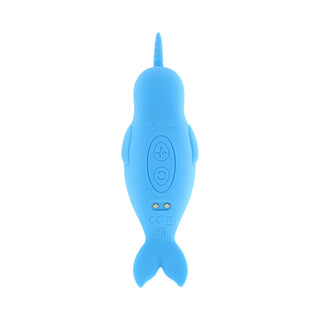 Unihorn of the Sea Neigh Mo The Narwhal Blue - Horny Stoner