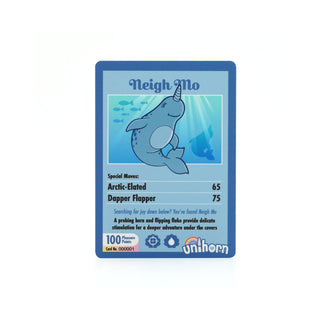 Unihorn of the Sea Neigh Mo The Narwhal Blue - Horny Stoner