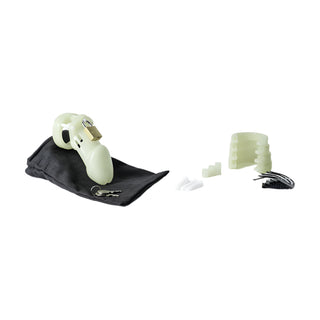 CB-6000 GITD Chastity Cage Kit
