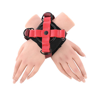 Sportsheets Sex & Mischief Ex's & Oh's Cross Cuffs - Horny Stoner